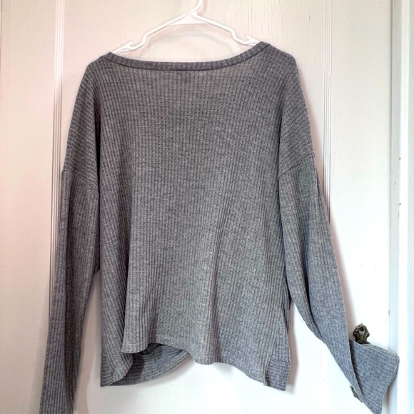 Grey Knit Sweater - Picture 2 of 2